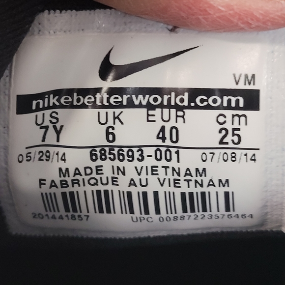 Nike Lunarglide 6/Luna Glide/Black/Green Shoes Size 7y women's 8.5 running - Picture 11 of 11